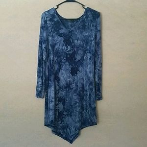 DJT Fashion tie die swing dress